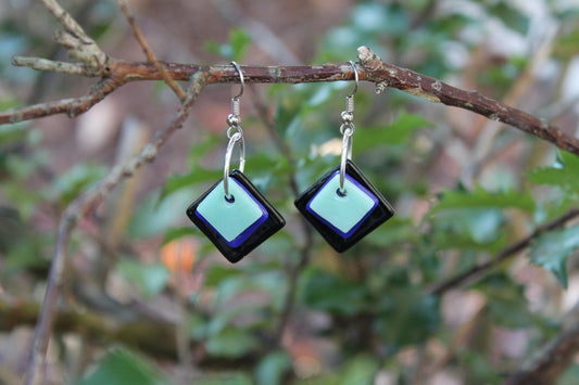 Multi Geometric Dangle Earring